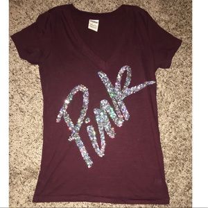 PINK Victoria’s Secret Maroon Top